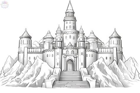 Castelo Para Colorir De 80 Desenhos Para Imprimir E Pintar