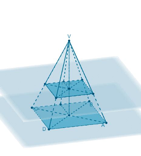 Piramidă Trunchi De Piramidă Patrulateră Regulată Geogebra
