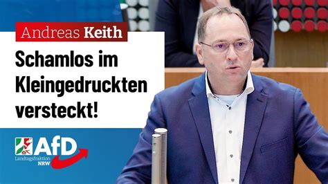 Schamlos Im Kleingedruckten Versteckt Andreas Keith AfD YouTube