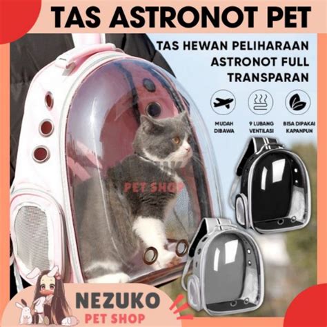 Jual Tas Kucing Astronot Pet Cargo Kucing Tas Anjing Ransel Lucu