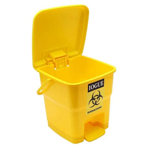 Yellow Biomedical Plastic Dustbins At Rs Piece Plastic Dustbin In