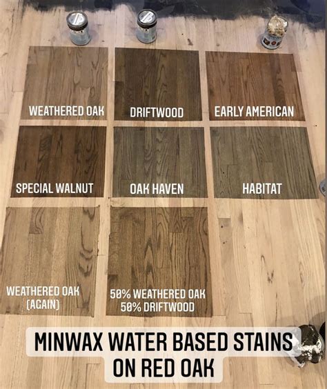 Minwax Stains On Red Oak Oak Floor Stains Floor Stain Colors Red