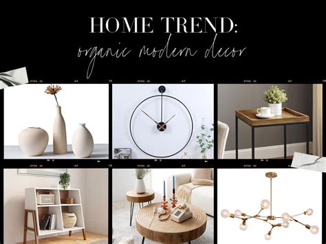 Home Trend Alert Organic Modern Decor From Amazon