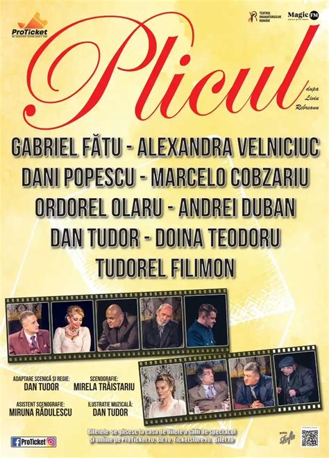 Cumpara Bilete La PLICUL BUCURESTI TEATRU 25 MARTIE ORA 20 00