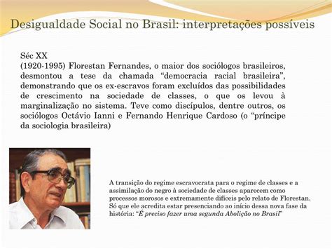 Ppt Desigualdades Sociais No Brasil An Lise Hist Rico Sociol Gica