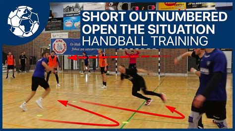 Short Outnumbered With 1vs1 Movement Handballtraining Kristensen Ribe Handball Inspires