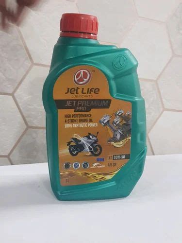 Jet Life Lubricants 4T 20W50 Pro 4 Stroke Bike Engine Oil Bottle Of 1L