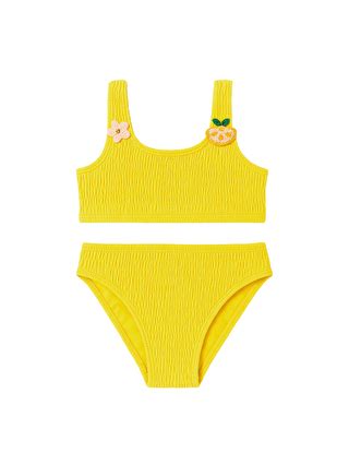 Katia And Bony Kız Çocuk Lemon Party Aksesuarlı Bikini Takımı Sarı S000375050 20072 LCW