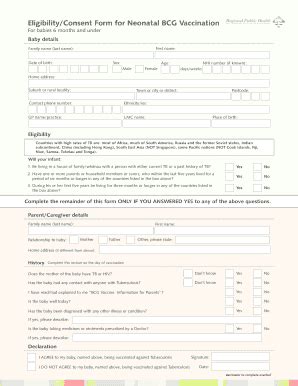 Fillable Online Rph Org Bcg Eligibility Consent Bformb Regional