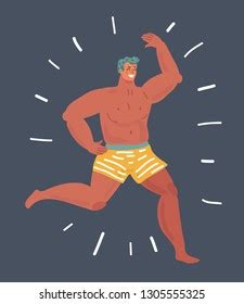 230 Naked Man Run Stock Vectors Images Vector Art Shutterstock