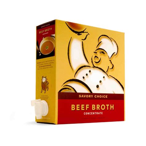 Savory Creations Beef Broth Concentrate Bag In Box Italco Food