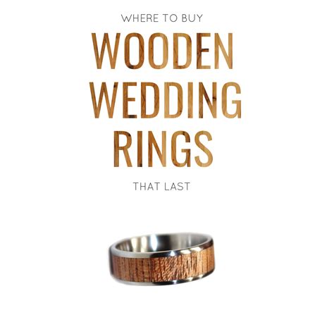 Wooden Wedding Rings: Where to Buy Wood Wedding Rings That Last