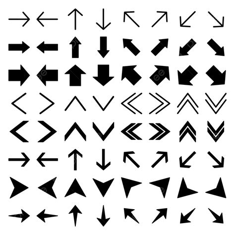 Arrow Collection Vector Art Png Arrow Set Collection Arrow Set Arrow