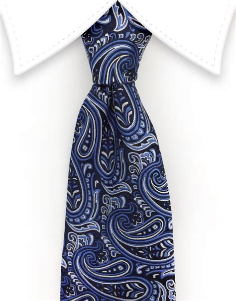 Blue Paisley Tie Gentlemanjoe