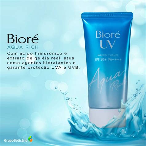 Protetor Solar Bioré Aqua Rich Watery Fps 50 Beleza Na Web