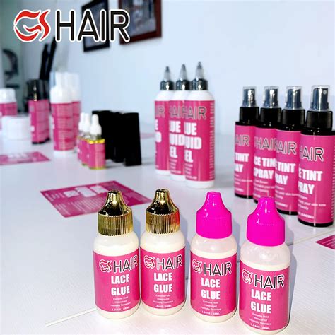 Gs Private Label Lace Glue Kit Strong Hold Lace Frontal Glue Sticky Waterproof Hair Glue Lace