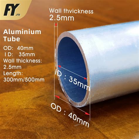 Fuyi Aluminum Tube Od Mm Id Mm Alloy Tube Mm Outer Diameter Mm