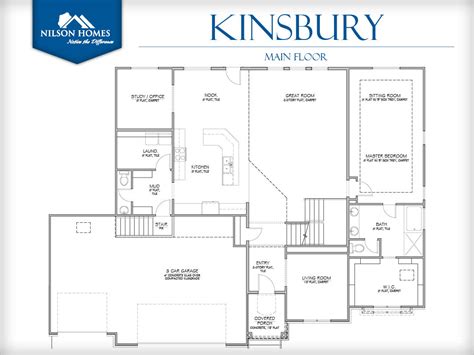 Kingsbury Model By Nilson Homes New Homes Of Utah