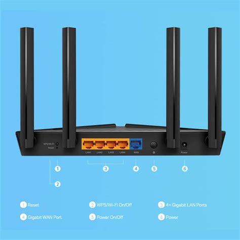 TP Link Archer AX23 AX1800 Dual Band Gigabit WiFi 6 Router