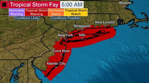 Tropical Storm Fay Forms Near North Carolina Likely To Make Landfall