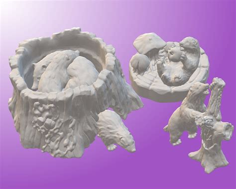 Badger Miniature Set Badger Mini Pack For Dandd 5e Pathfinder And Other