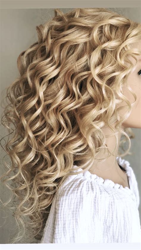 Spiral Curls Loose Curls Hairstyles Long Hair Perm Spiral Perm Long