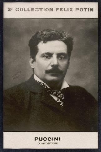 Giacomo Puccini Italian Opera Composer In Middle Age Photographic