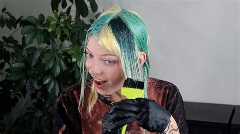 Dyeing My Hair Green For The First Time In Years Youtube