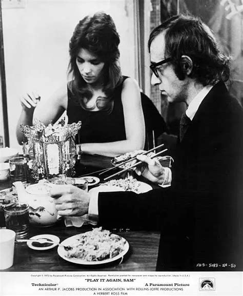 JENNIFER SALT AND Woody Allen In Play It Again Sam 1972 OLD MOVIE