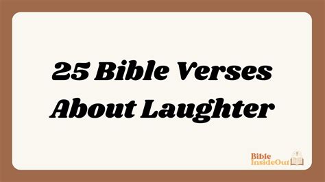 Bible Verses About Laughter Bible Insideout