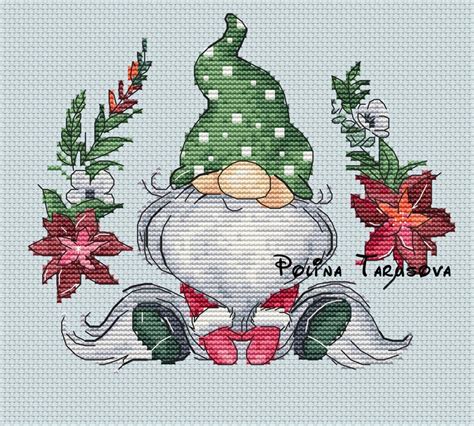 Free Gnome Cross Stitch Patterns To Download Counted Ornaments Kit