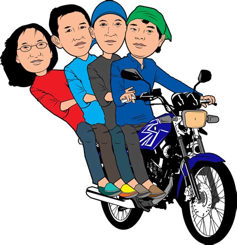 Inspirasi Terbaru 39+ Gambar Motor Ninja Kartun Png