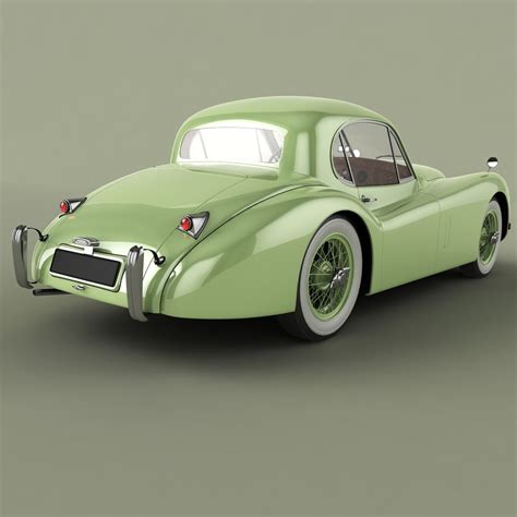 Jaguar Xk120 Coupe 3d Model 109 Max Fbx Obj Free3d