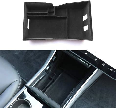 Tesla Model 3, Y, Center Console Organizer Bin Storage Box with