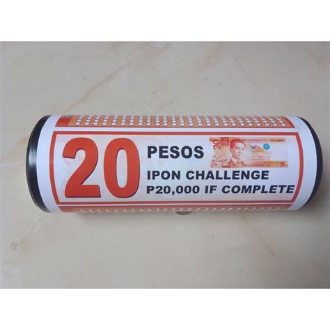 Ipon Challenge Alkansya 2025 9inches 76750 Peso Bills Ipon Challenge