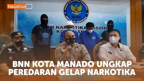 BNN KOTA MANADO UNGKAP PEREDARAN GELAP NARKOTIKA JENIS TEMBAKAU GORILLA