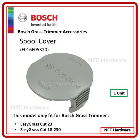 Bosch Grass Trimmer Accessories Spool Cover For Easygrass Cut