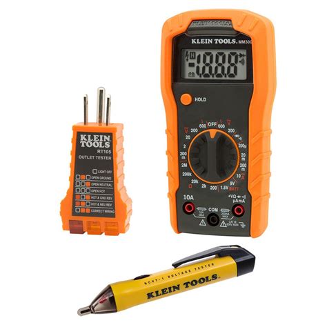 Klein Tools Electrical Test Kit The Home Depot