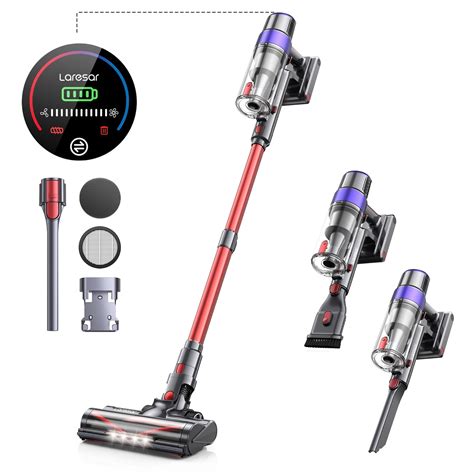 Laresar Cordless Vacuum Cleaner 60mins 38Kpa 450W Lightweight Stick