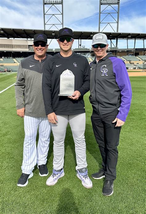 Rockies Club Information On Twitter C INF Hunter Goodman Has Been