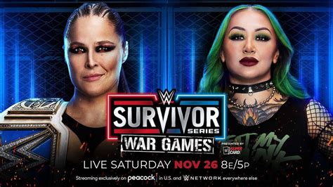 Wwe Survivor Series Wargames Match Card And Predictions