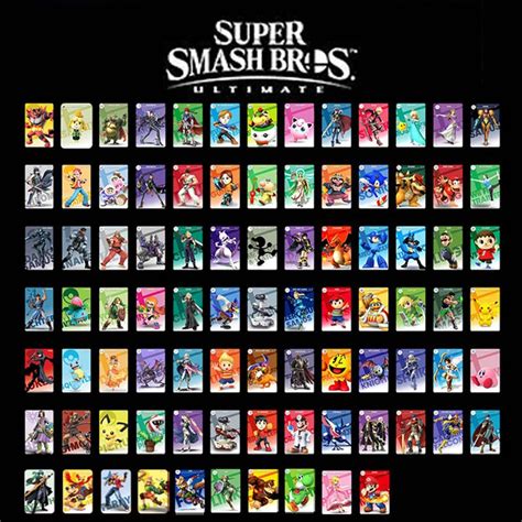 Switch All Star Smash Amiibo Smash Amiibo Linkage Card Zelda Full Set