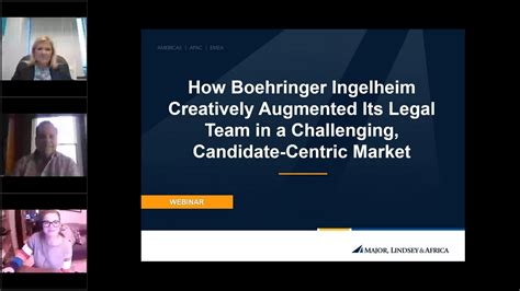 How Boehringer Ingelheim Creatively Augmented Its Legal Team YouTube