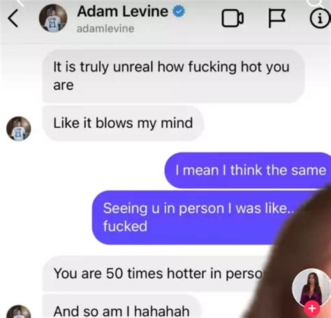 Adam Levine Denies Cheating Pregnant Wife Amid Pics Of Him Sexting Models Surfaces On Internet