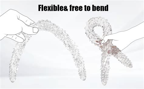 Amazon 19 2 In Double Sided Dildo Super Long Double Ended Dildo Flexible Realistic Jelly