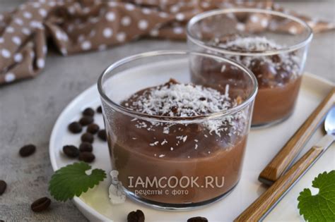 Шоколадный пудинг пп — рецепт с фото пошагово