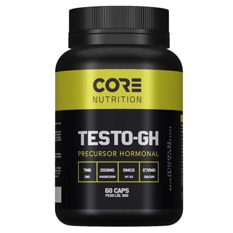 Testo GH Precursor Hormonal 60 Caps Core Nutrition Submarino