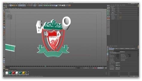 Liverpool logo 3D model animated rigged | CGTrader