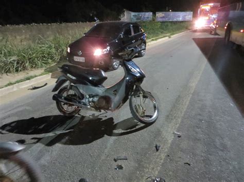 Acidente Deixa Motoqueiro Gravemente Ferido Em Itaipua U