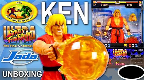 UNBOXING Ultra Street Fighter II KEN Jada Actionfigures